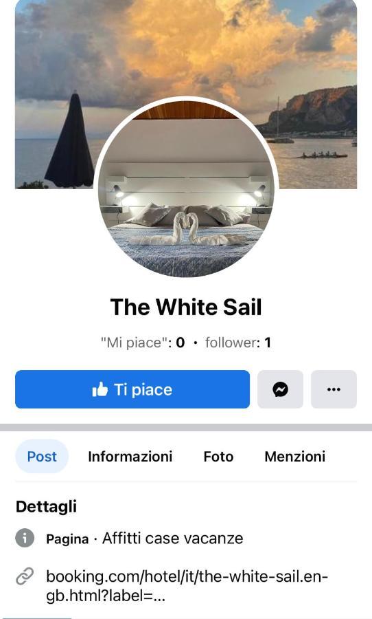 The White Sail - Mondello Apartment With Terrace - Casa Di Vincenzo E Andrea Екстер'єр фото